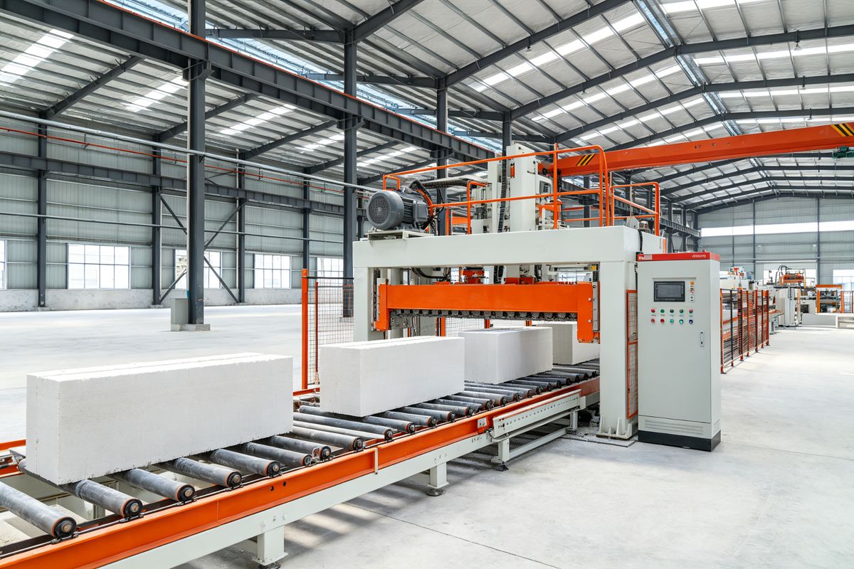 AAC block cutting production line