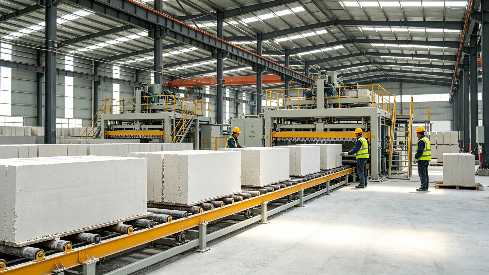 AAC ALC factory line