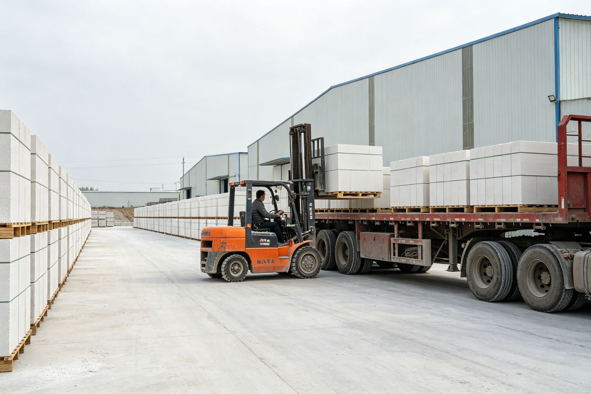 AAC ALC yard loading